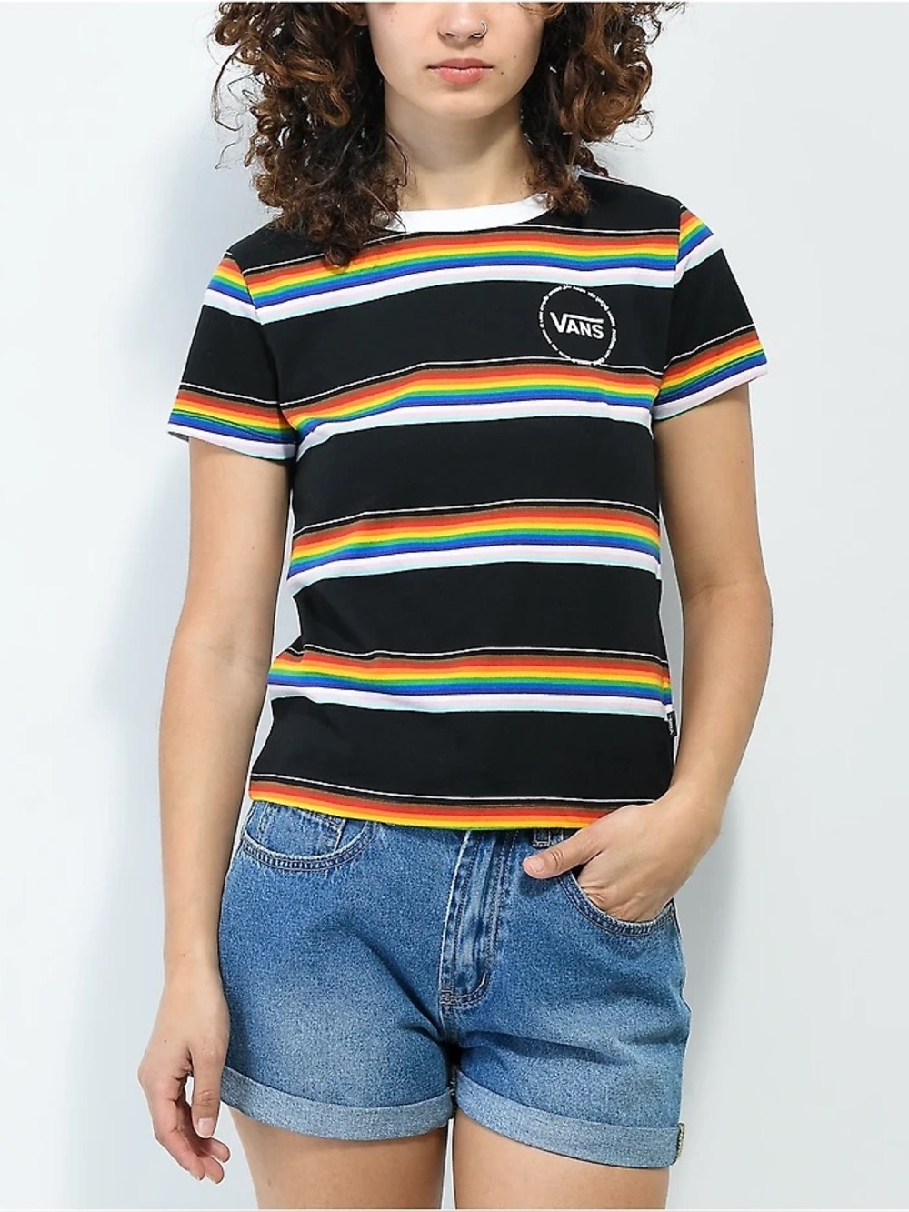 Vans Pride Stripe T-Shirt 🌈🖤